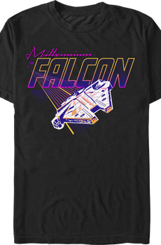 Millennium Falcon Retro Flight Star Wars T-Shirt