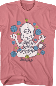 Mokey Meditation Flowers Fraggle Rock T-Shirt