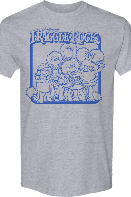 Monochrome Group Photo Fraggle Rock T-Shirt