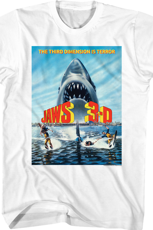 Movie Poster Jaws 3-D T-Shirt