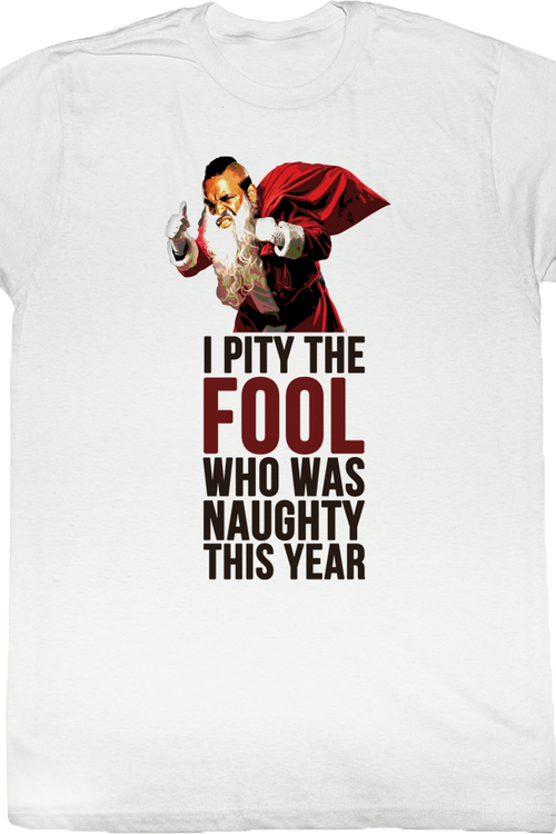 Mr. T Santa Christmas Shirt