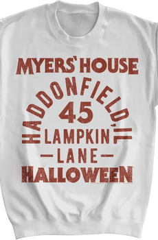 Myers' House Halloween Sweatshirt