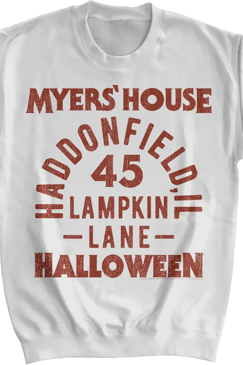 Myers' House Halloween Sweatshirt