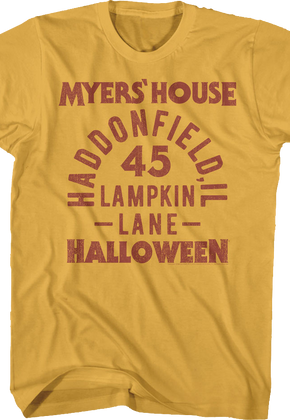 Myers' House Halloween T-Shirt