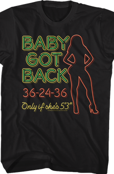 Neon Baby Got Back Sir Mix-a-Lot Shirt