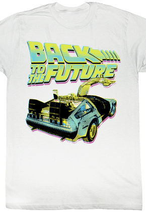 Neon Back To The Future T-Shirt