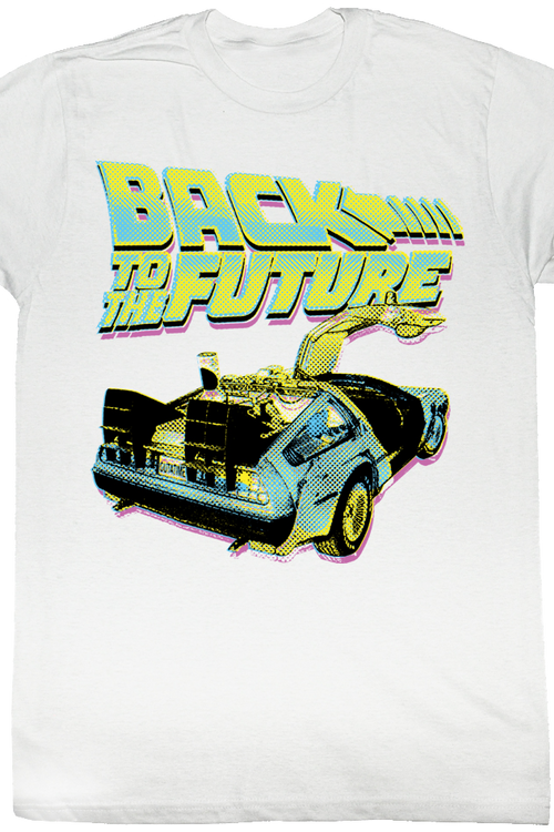 Neon Back To The Future T-Shirt