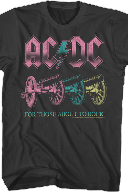 Neon For Those About To Rock ACDC Shirt