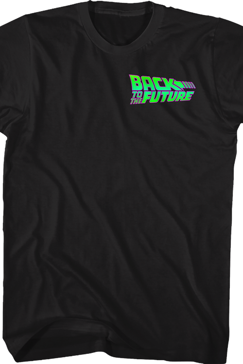 Neon Logo Back To The Future T-Shirt