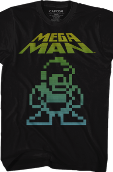 Neon Mega Man T-Shirt