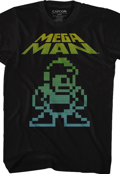 Neon Mega Man T-Shirt