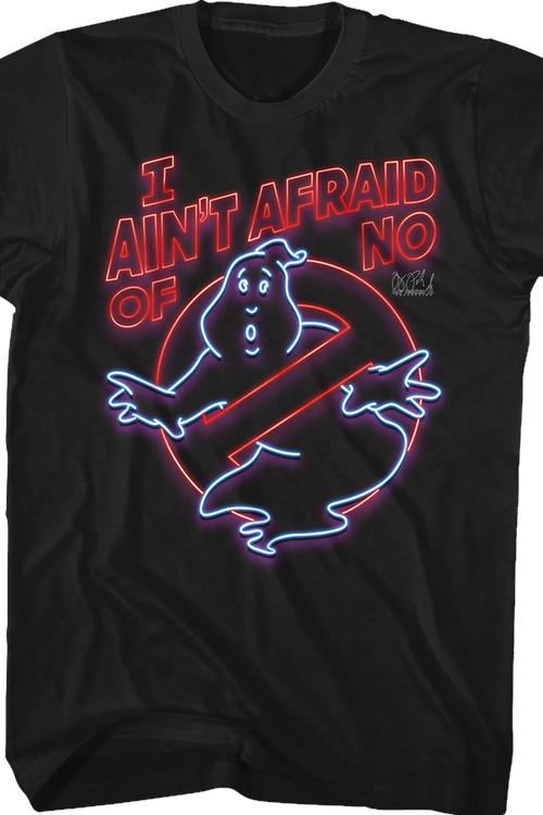 Neon Sign Ghostbusters T-Shirt