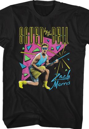 Neon Zack Morris Saved By The Bell T-Shirt