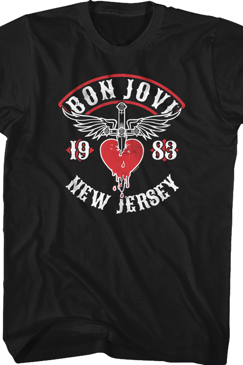 New Jersey 1983 Bon Jovi T-Shirt