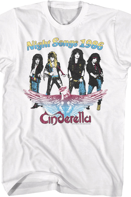 Night Songs 1986 Cinderella T-Shirt