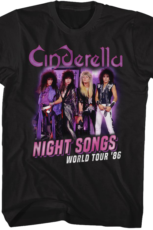 Night Songs World Tour Cinderella T-Shirt