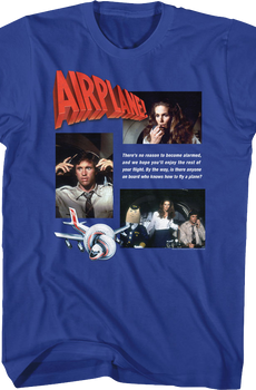 No Reason To Become Alarmed Airplane T-Shirt