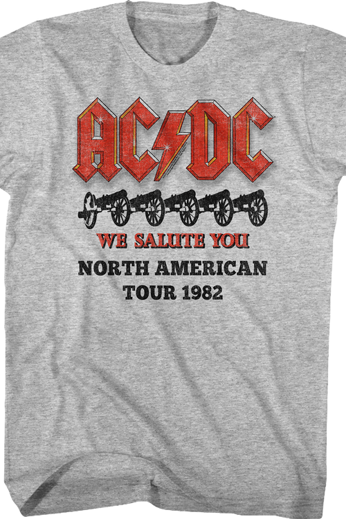 North American Tour 1982 ACDC Shirt