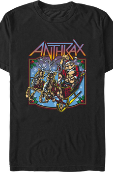 Not Man Is Coming To Town Anthrax T-Shirt