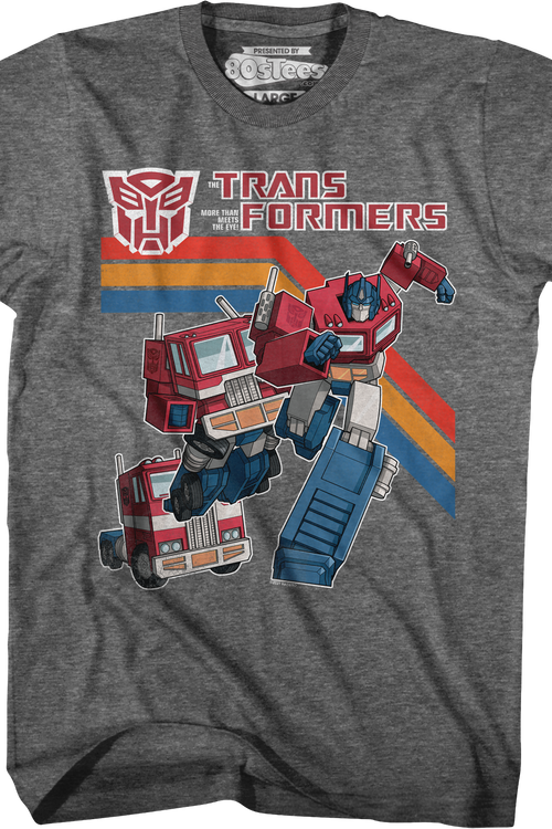 Old School Optimus Prime Transformers T-Shirt