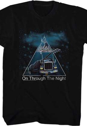 On Through The Night Triangle Def Leppard T-Shirt