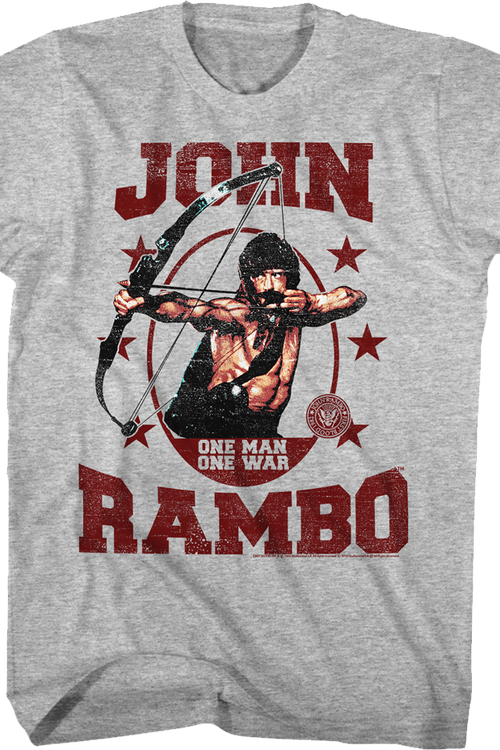 One Man One War Rambo T-Shirt