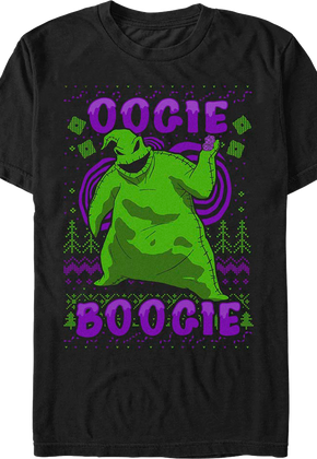 Oogie Boogie Faux Ugly Sweater Nightmare Before Christmas T-Shirt