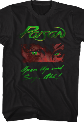 Open Up And Say Ahh Track List Poison T-Shirt