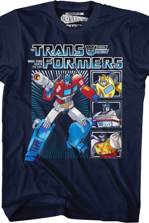 Optimus Prime and the Autobots Transformers T-Shirt