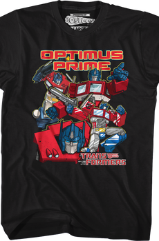 Optimus Prime Collage Transformers T-Shirt