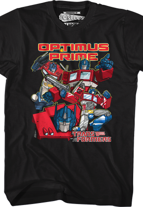 Optimus Prime Collage Transformers T-Shirt
