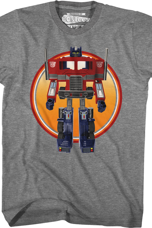 Optimus Prime Retro Photo Transformers T-Shirt