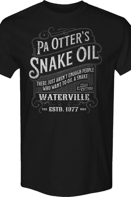 Pa Otter's Snake Oil Emmet Otter T-Shirt