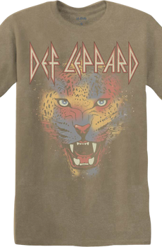 Painted Leopard Def Leppard T-Shirt