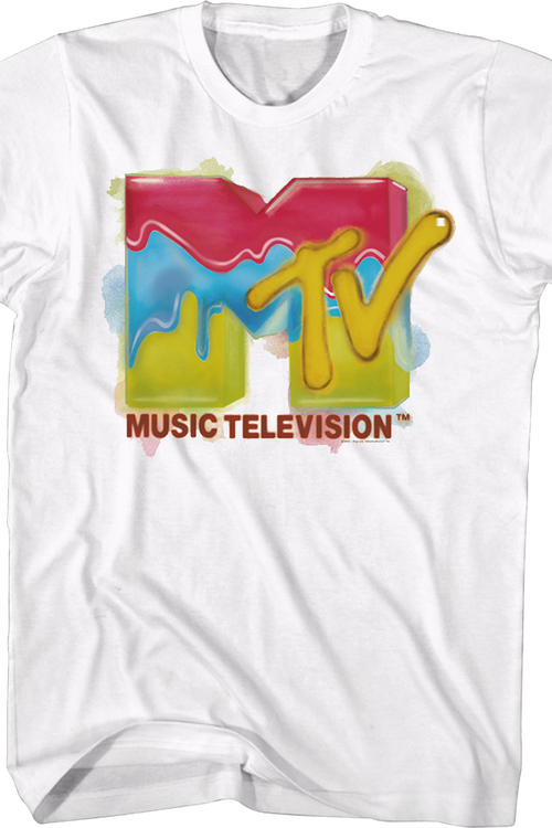 Painted Logo MTV Shirt