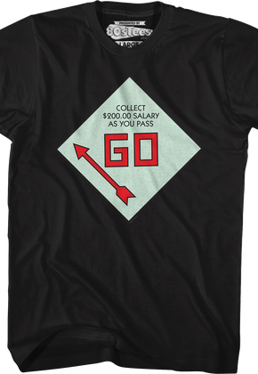 Pass Go Monopoly T-Shirt