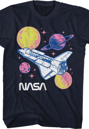 Pastel Planets NASA T-Shirt