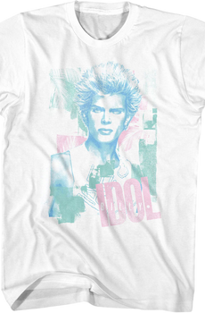 Pastel Portrait Billy Idol T-Shirt