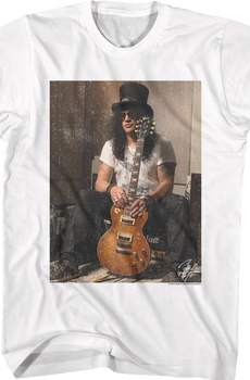 Photo With Guitar Slash T-Shirt