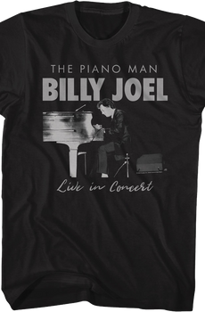 Piano Man Live In Concert Billy Joel T-Shirt