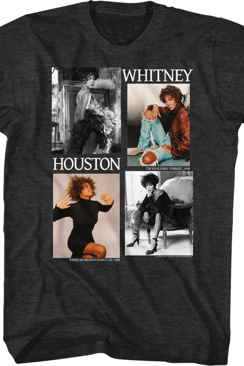 Picture Blocks Whitney Houston T-Shirt