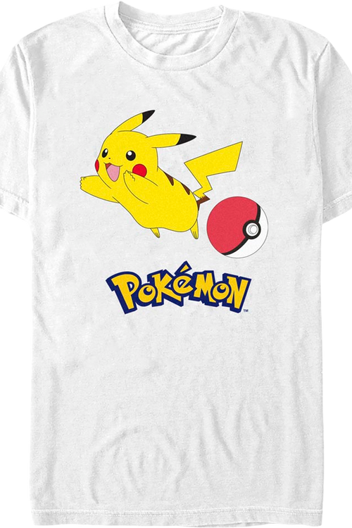 Pikachu Bouncing Pokemon T-Shirt