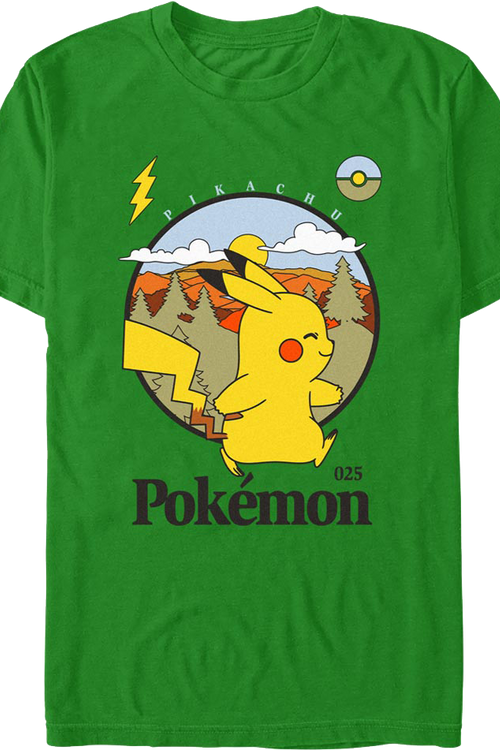 Pikachu Electric Type Pokemon T-Shirt