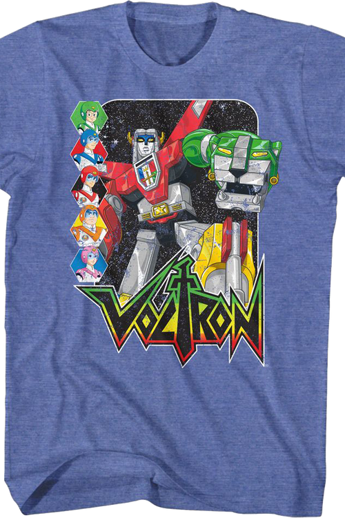 Pilots and Robot Voltron T-Shirt