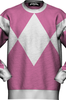 Pink Ranger Mighty Morphin Power Rangers Knitted Sweater