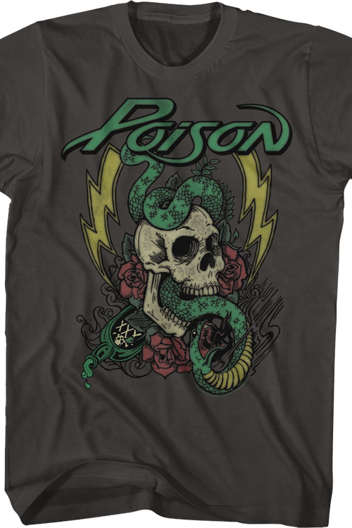 Poison Snake and Skull T-Shirt