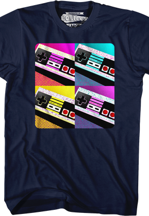 Pop Art Game Controllers Nintendo T-Shirt