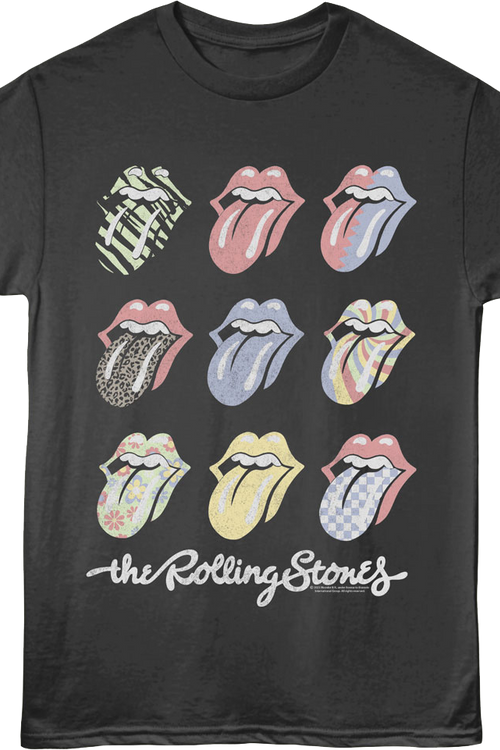 Pop Art Tongues Rolling Stones T-Shirt