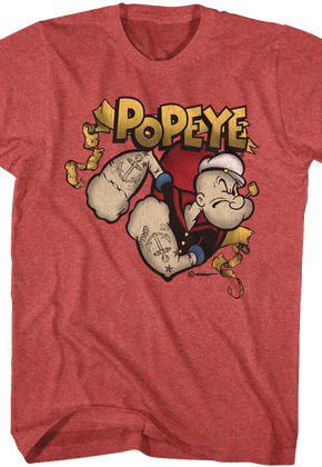 Popeye Gold Banner T-Shirt