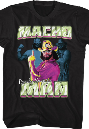 Posing Collage Macho Man Randy Savage T-Shirt